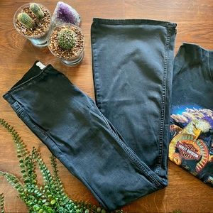 FREE PEOPLE - Penny Pull-On Flare Jean • Black